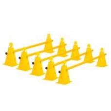 Cone Hurdles Set of 5 Colours Height 23 cm Yellow