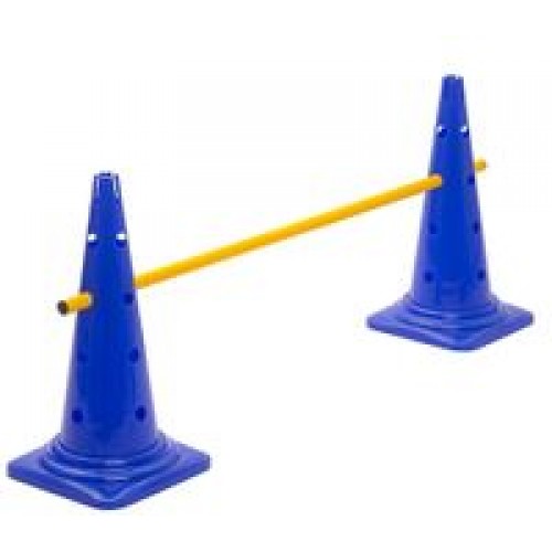 Cone Hurdle Single Hurdle Height 52 cm Blue
